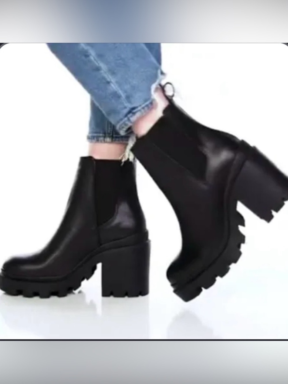 Steve Madden Black Roxie Boots